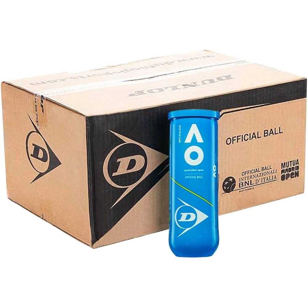 Dunlop Australian Open XD Tennis Ball 24 Can Case - Image 5