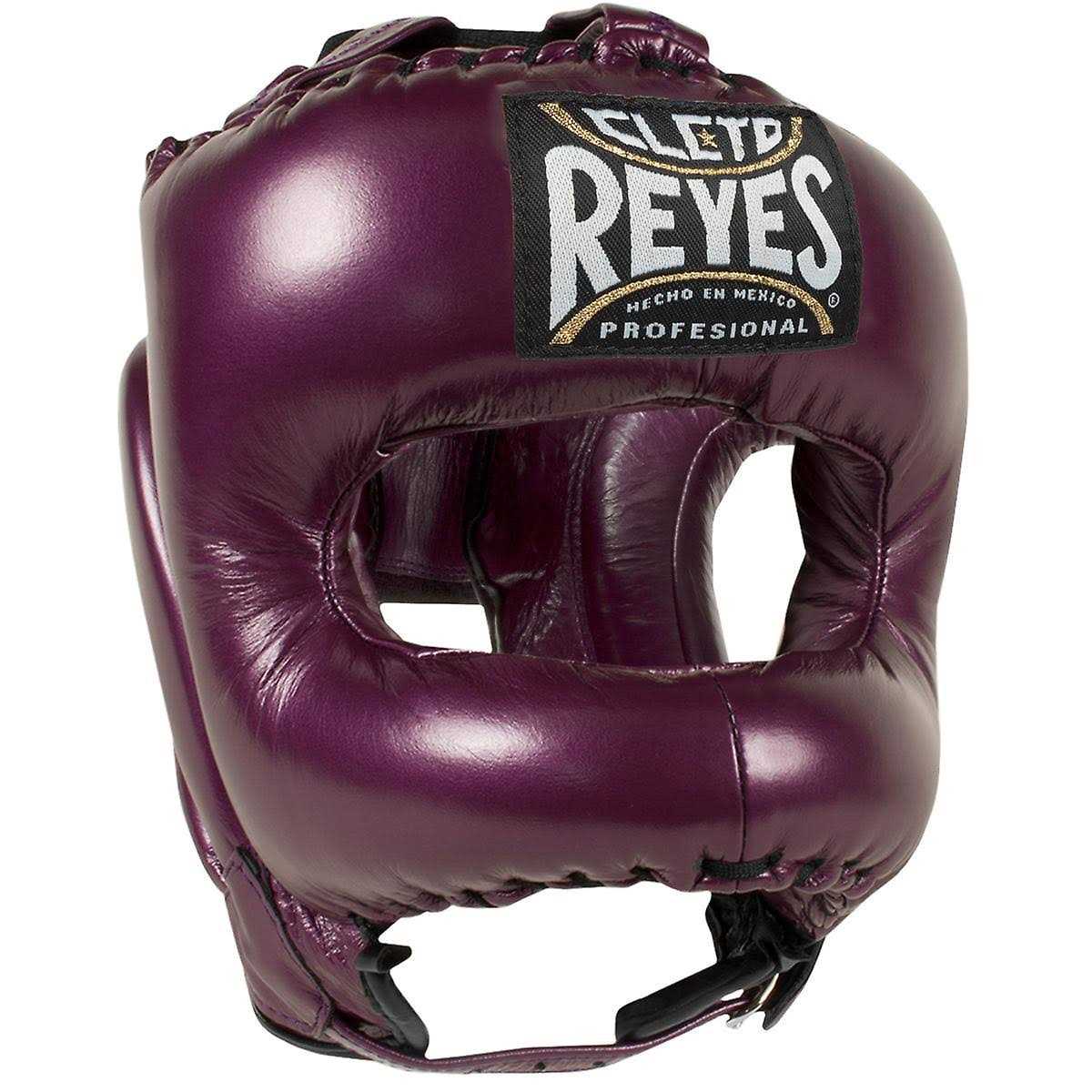 Cleto Reyes Leather Boxing Headgear with Nylon Face Bar