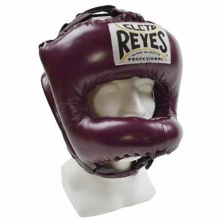 Cleto Reyes Leather Boxing Headgear with Nylon Face Bar - Image 3