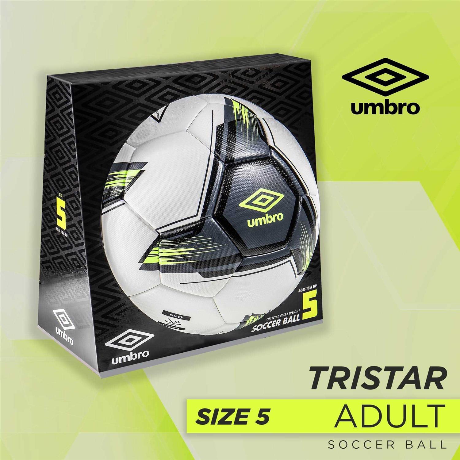 Umbro Tristar Size 5 Adult and Teen Soccer Ball - Image 5