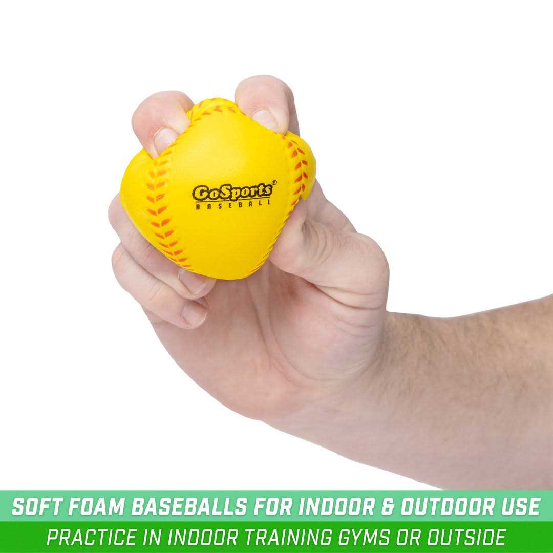 Gosports Foam Training Baseball 12 Pack Regulation Size Foam Baseballs for Soft & Safe Throwing, Catching and Batting Practice - Image 5
