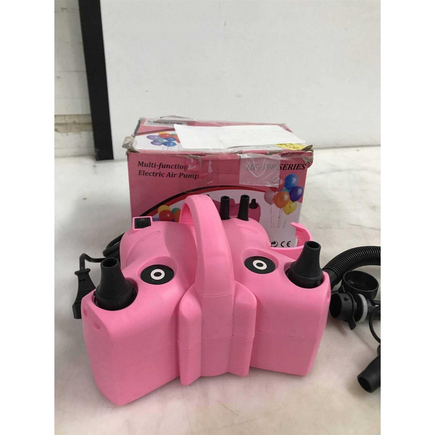 PCFING Electric Air Balloon Pump and Balloon Tying Tool In One Portable Dual Nozzle Electric Balloon Blower Air Pump Balloons Inflator with Tying Tool on - Image 4