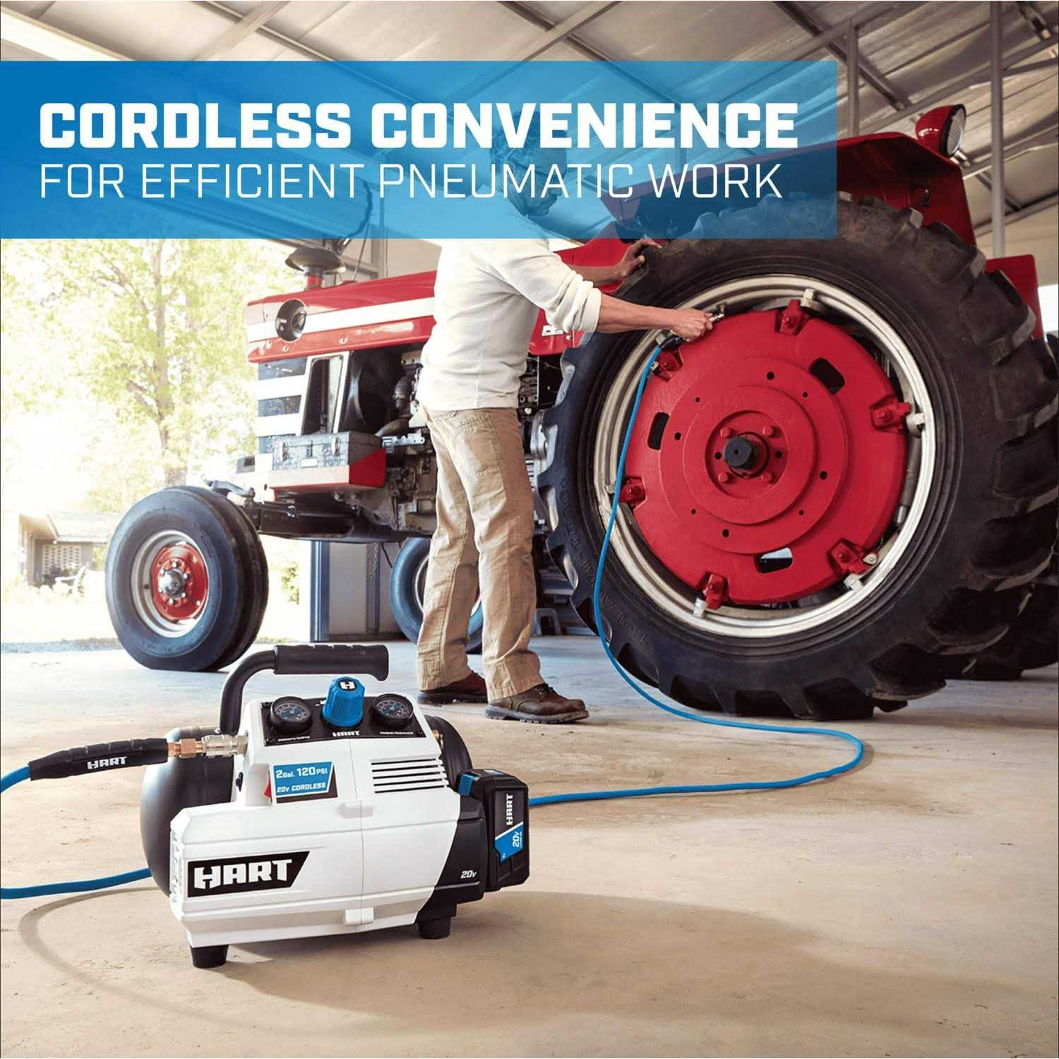 HART 20-Volt 2 Gallon Compressor - Image 3