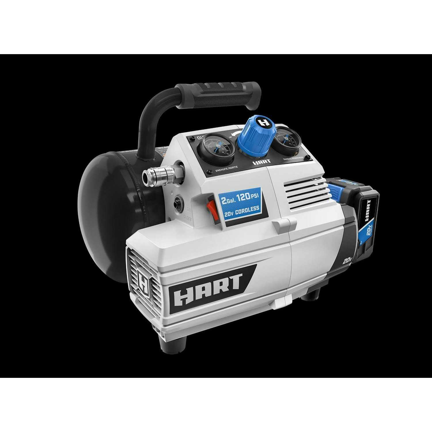 HART 20-Volt 2 Gallon Compressor - Image 4