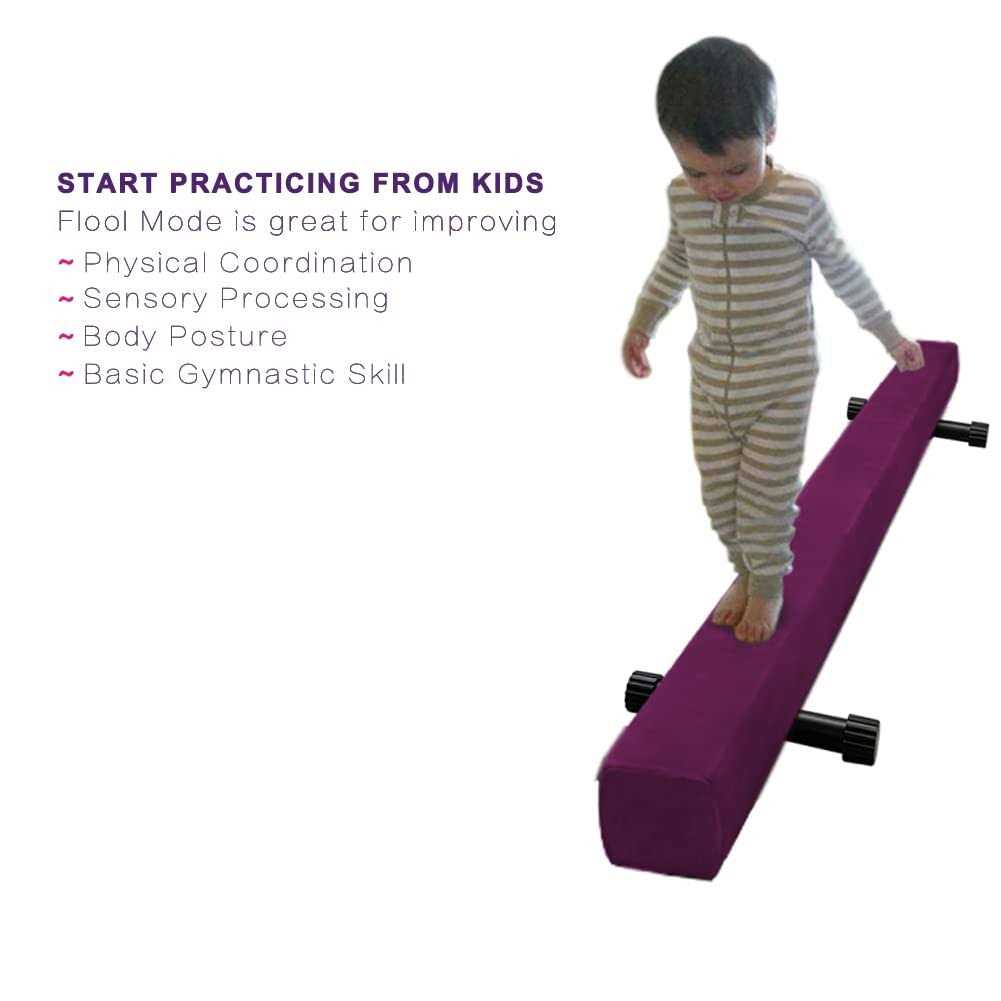 Peakpath 8ft Adjustable&foldable Gymnastics Balance Beam,home Gym Equipment,easy Assembling and Storage,no Tool Require,for Kids Children Girls - Image 4