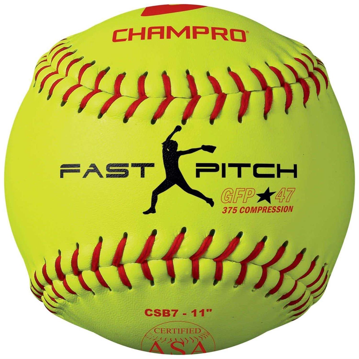 Champro ASA 11 Fast Pitch Softball Dozen