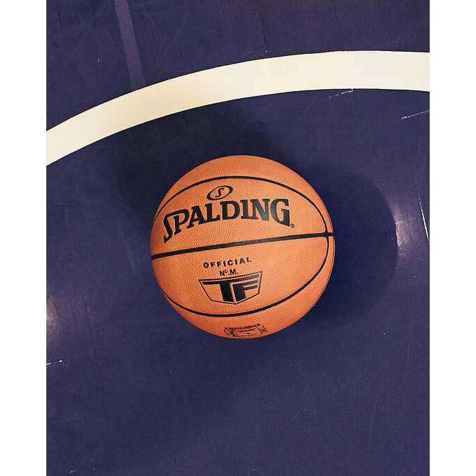 Spalding TF Model M Official Leather Indoor Game Basketball - Image 3