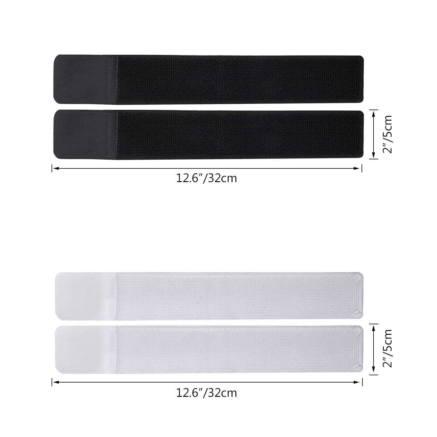 TOBWOLF 4PCS Soccer Shin Guard Strap Anti Slip Sports Football Legging Shin Fixed Straps - Image 3