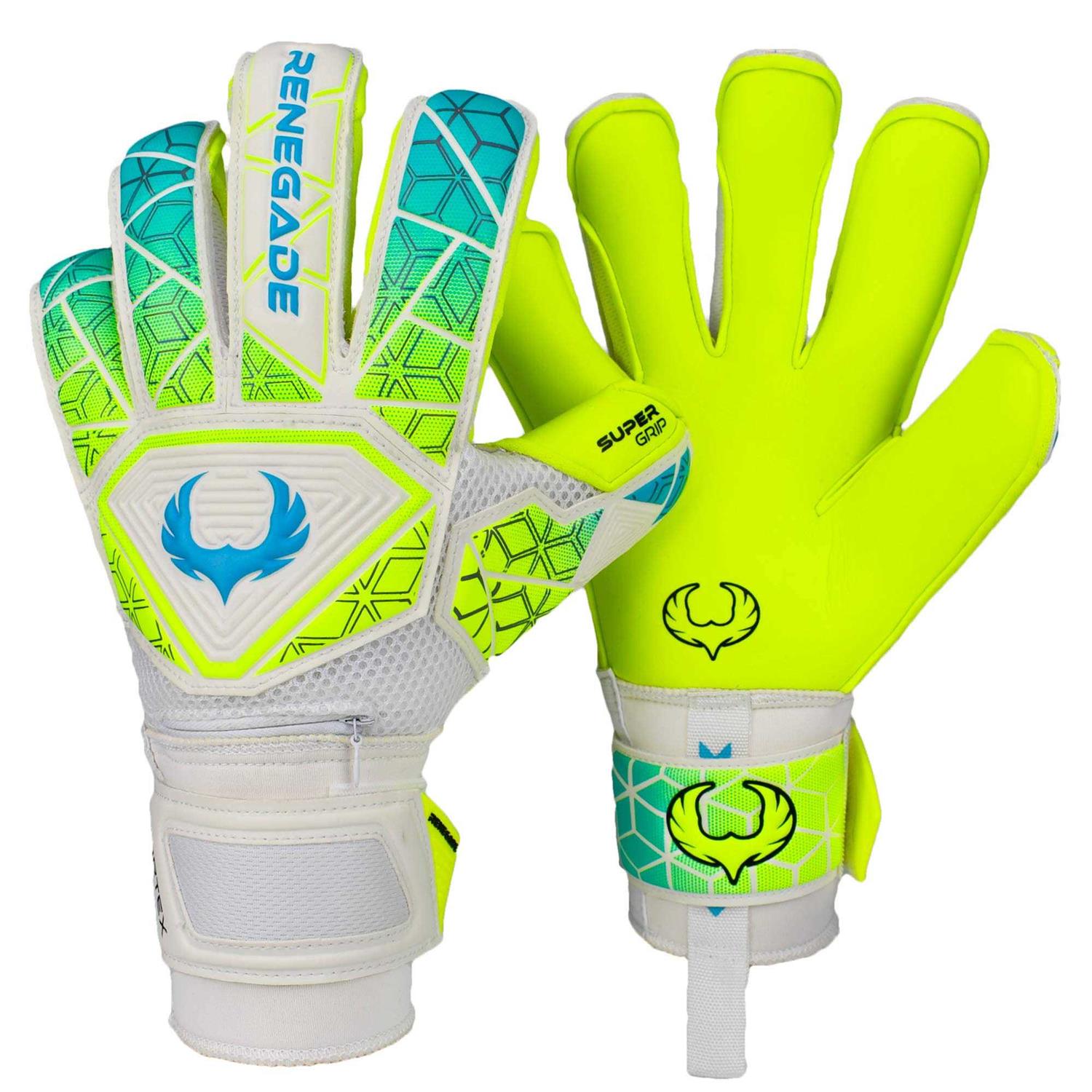 Renegade GK Vortex Goalie Gloves 3.5+3mm Hyper Grip & 4mm Duratek