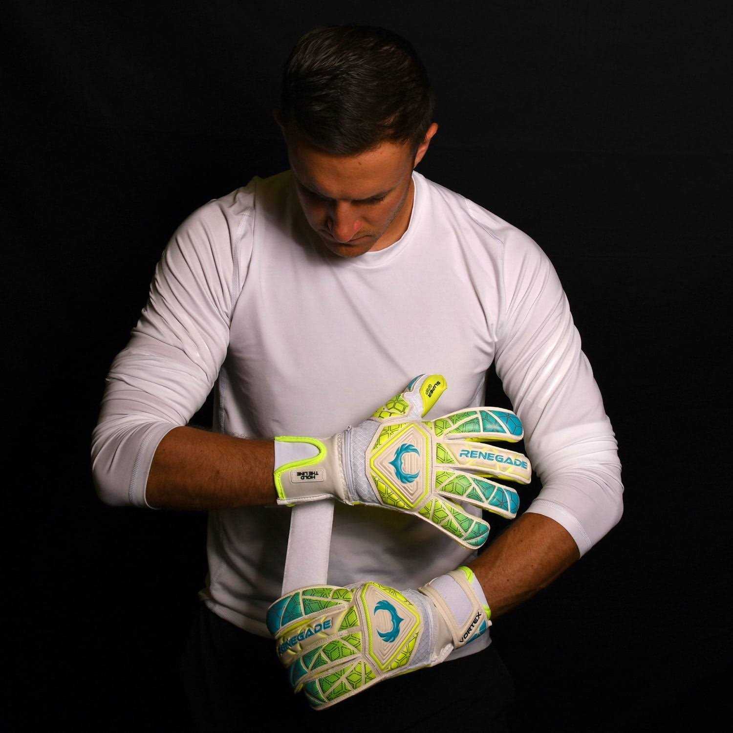 Renegade GK Vortex Goalie Gloves 3.5+3mm Hyper Grip & 4mm Duratek - Image 4