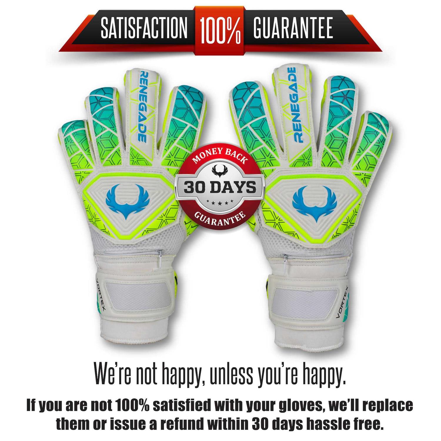 Renegade GK Vortex Goalie Gloves 3.5+3mm Hyper Grip & 4mm Duratek - Image 2