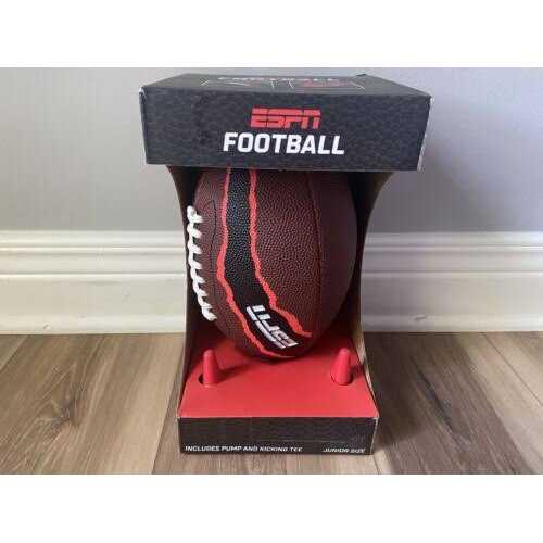Espn MB2 Junior Size Football with Kicking Tee & Pump - Image 5