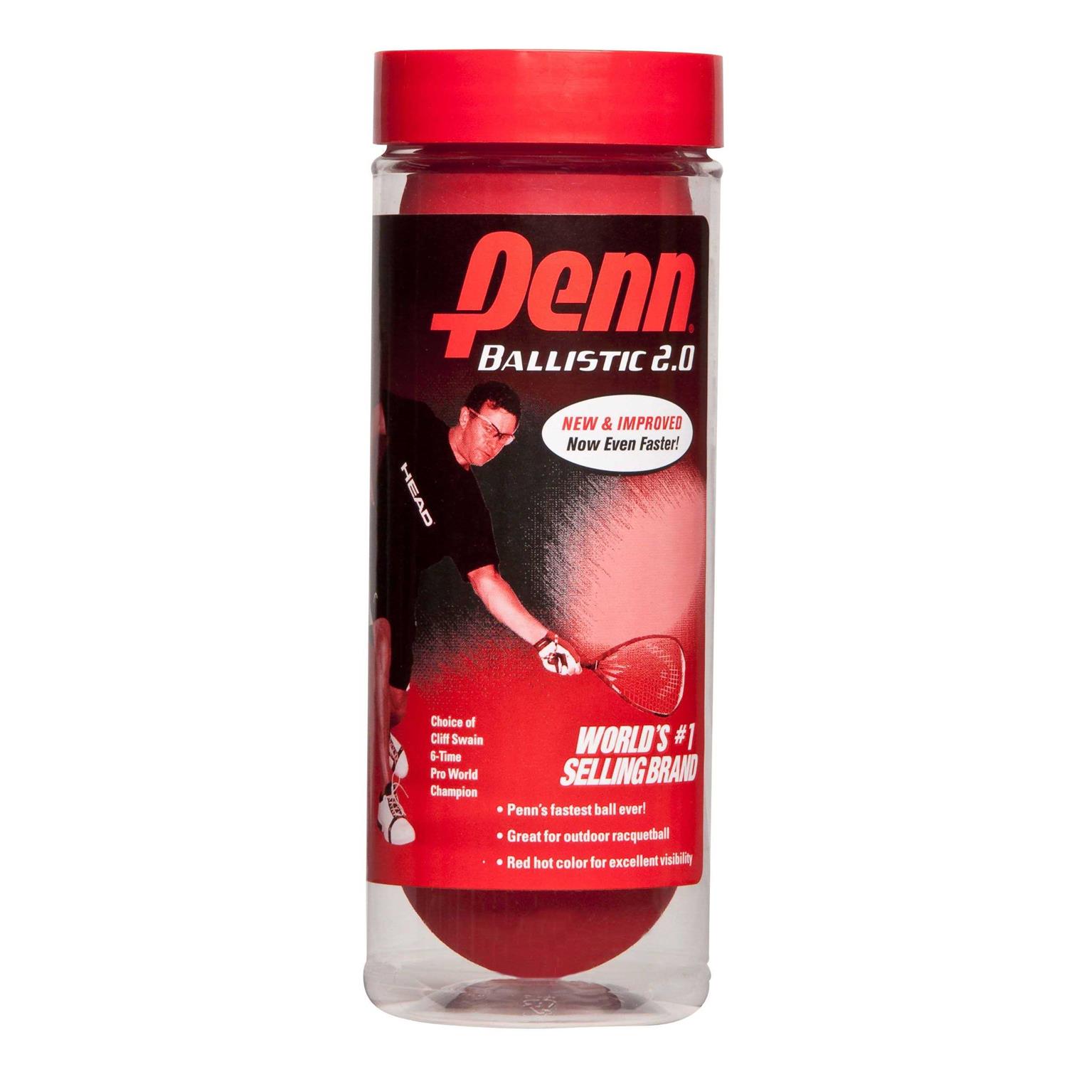 Penn Ballistic 2.0 Racquetballs