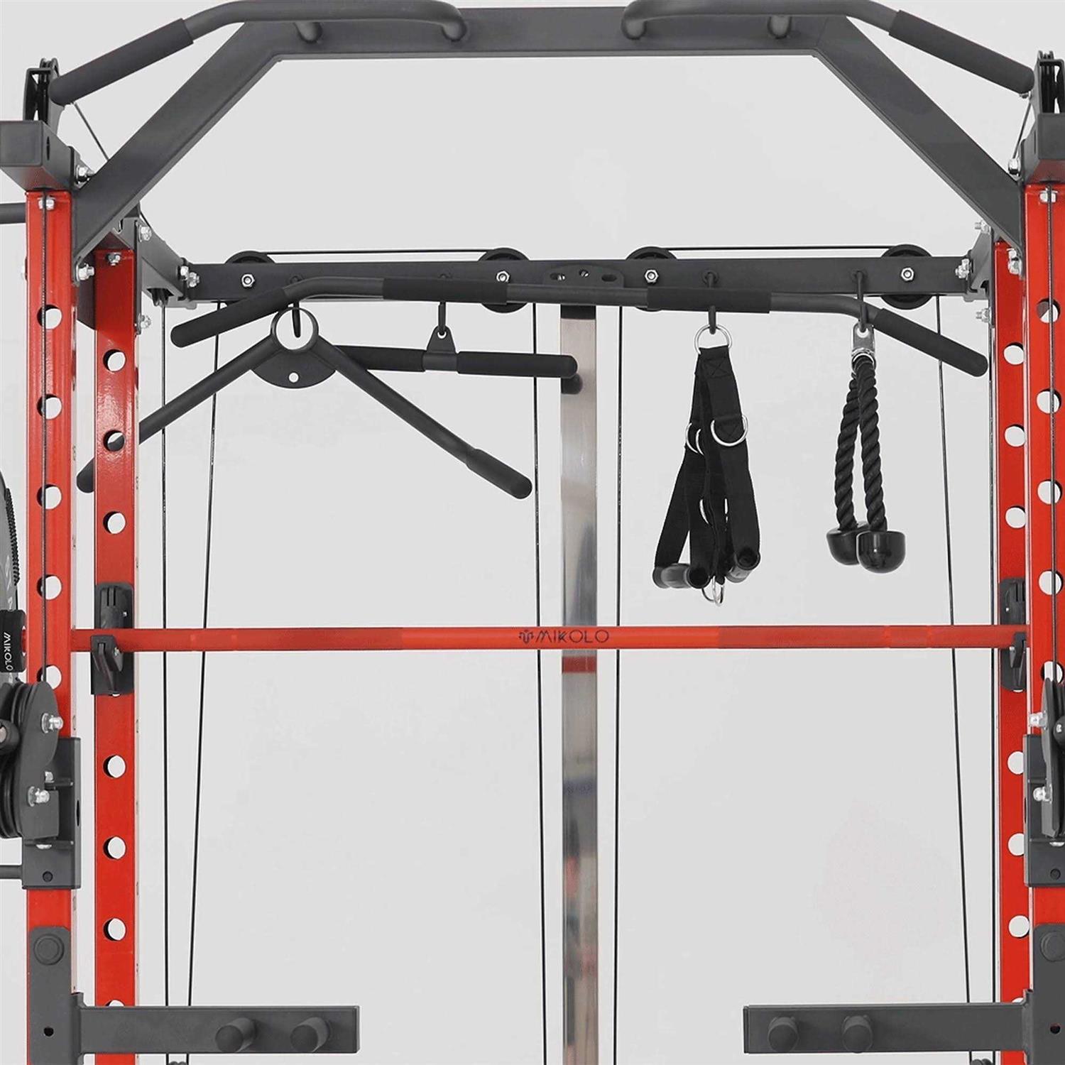 MIKOLO K6 Power Rack Red Multifunctional machine - Image 4