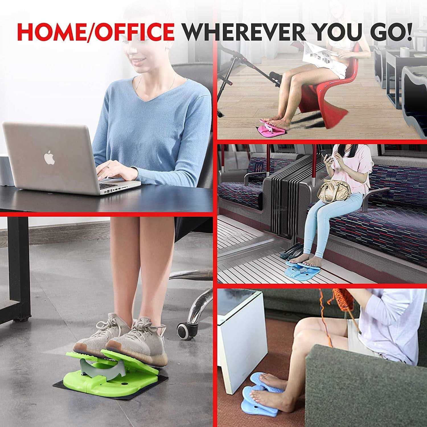 Mbb Exerciser Pedal,Under Desk Mini Stepper,Relieves Varicose - Image 5