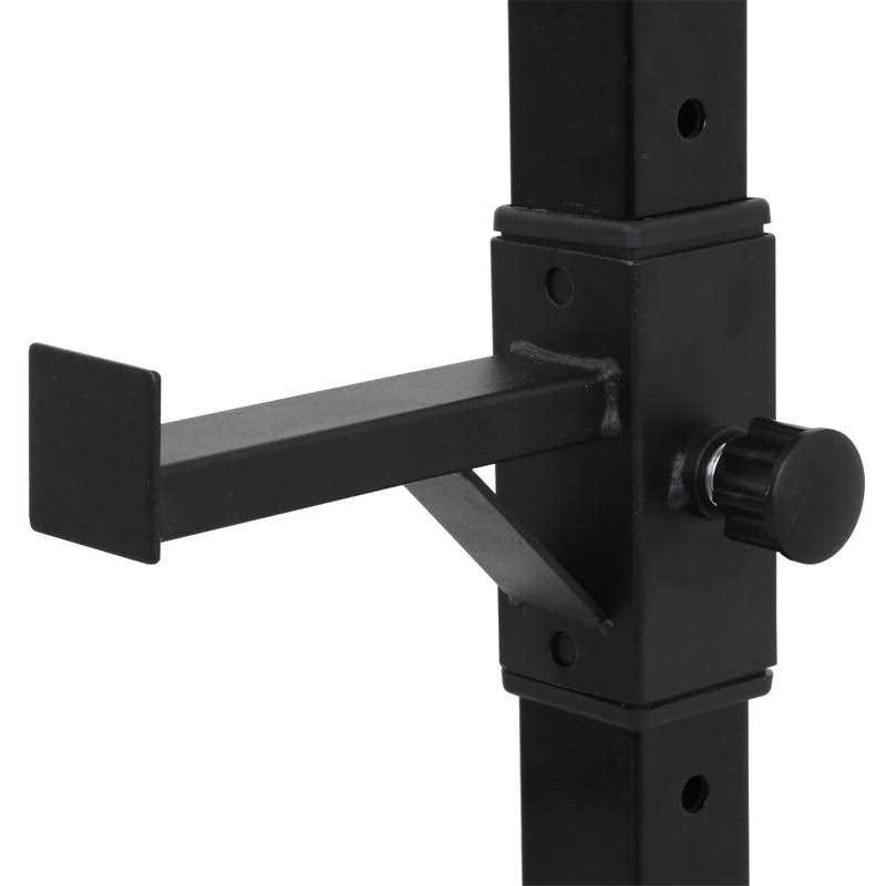 F2C Max Load 550Lbs Pair of Adjustable 40-66 Squat Rack Sturdy Steel Squat Barbell Free Bench Press Stands Gym/Home Gym Portable Dumbbell Racks - Image 4