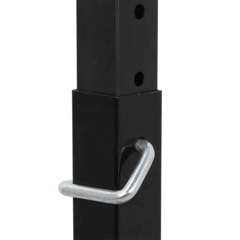 F2C Max Load 550Lbs Pair of Adjustable 40-66 Squat Rack Sturdy Steel Squat Barbell Free Bench Press Stands Gym/Home Gym Portable Dumbbell Racks - Image 5