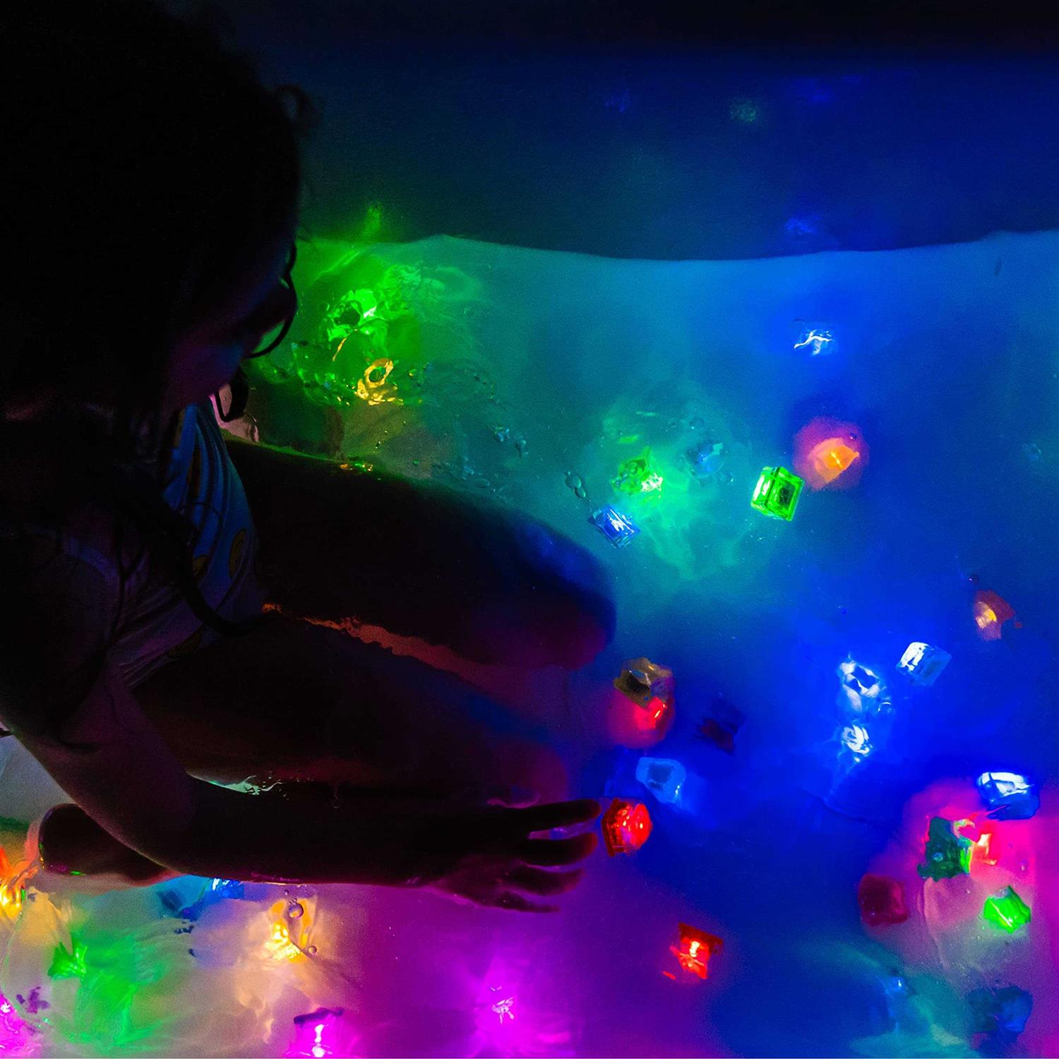 Glo Pals Water-Activated Light-Up Cubes Bundle for Sensory Play - Image 4