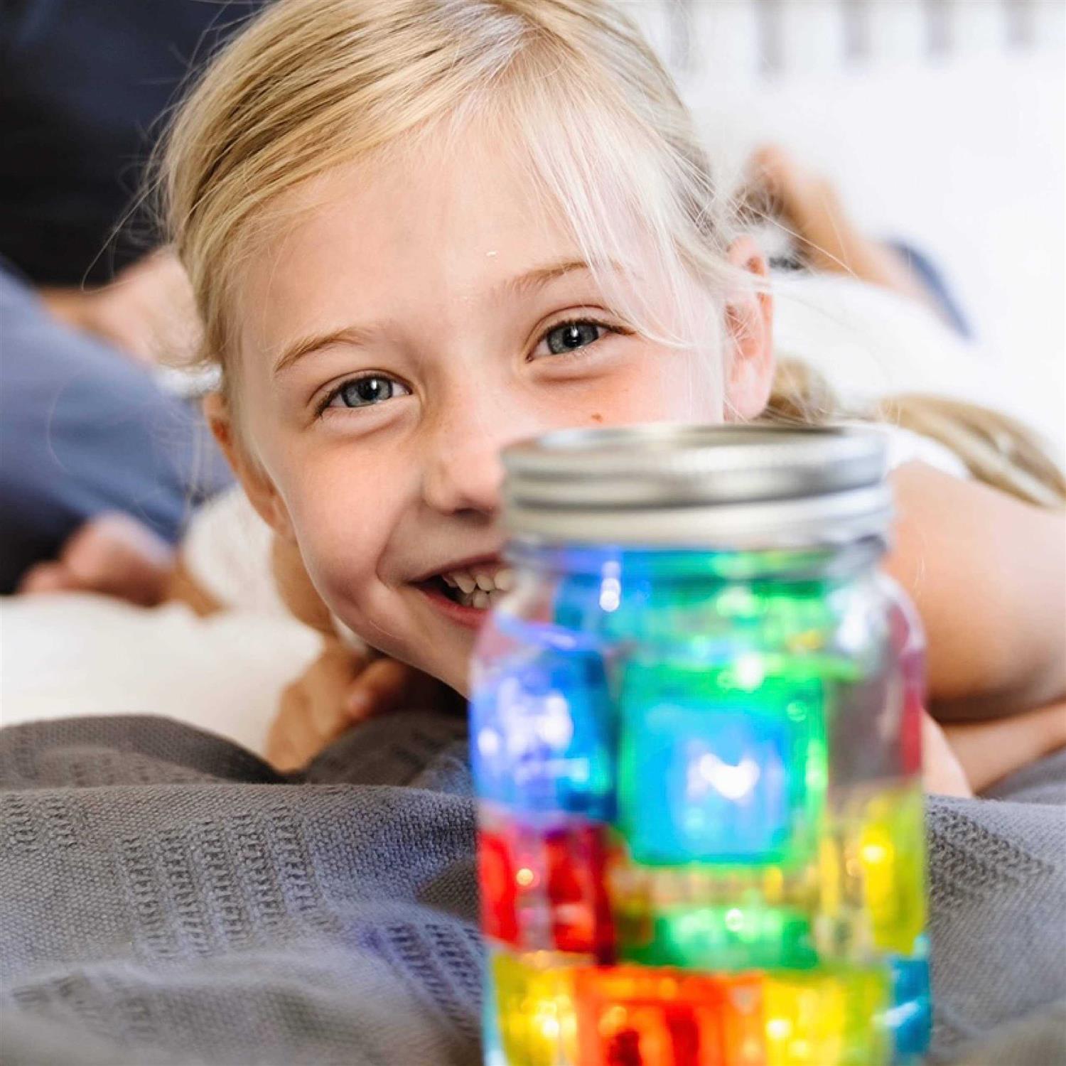 Glo Pals Water-Activated Light-Up Cubes Bundle for Sensory Play - Image 5