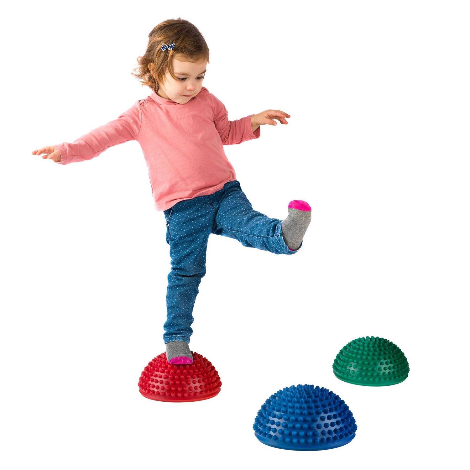 Hey! Play! Balance Pods Stability Half Dome Stepping Stones for Exercise - Image 3