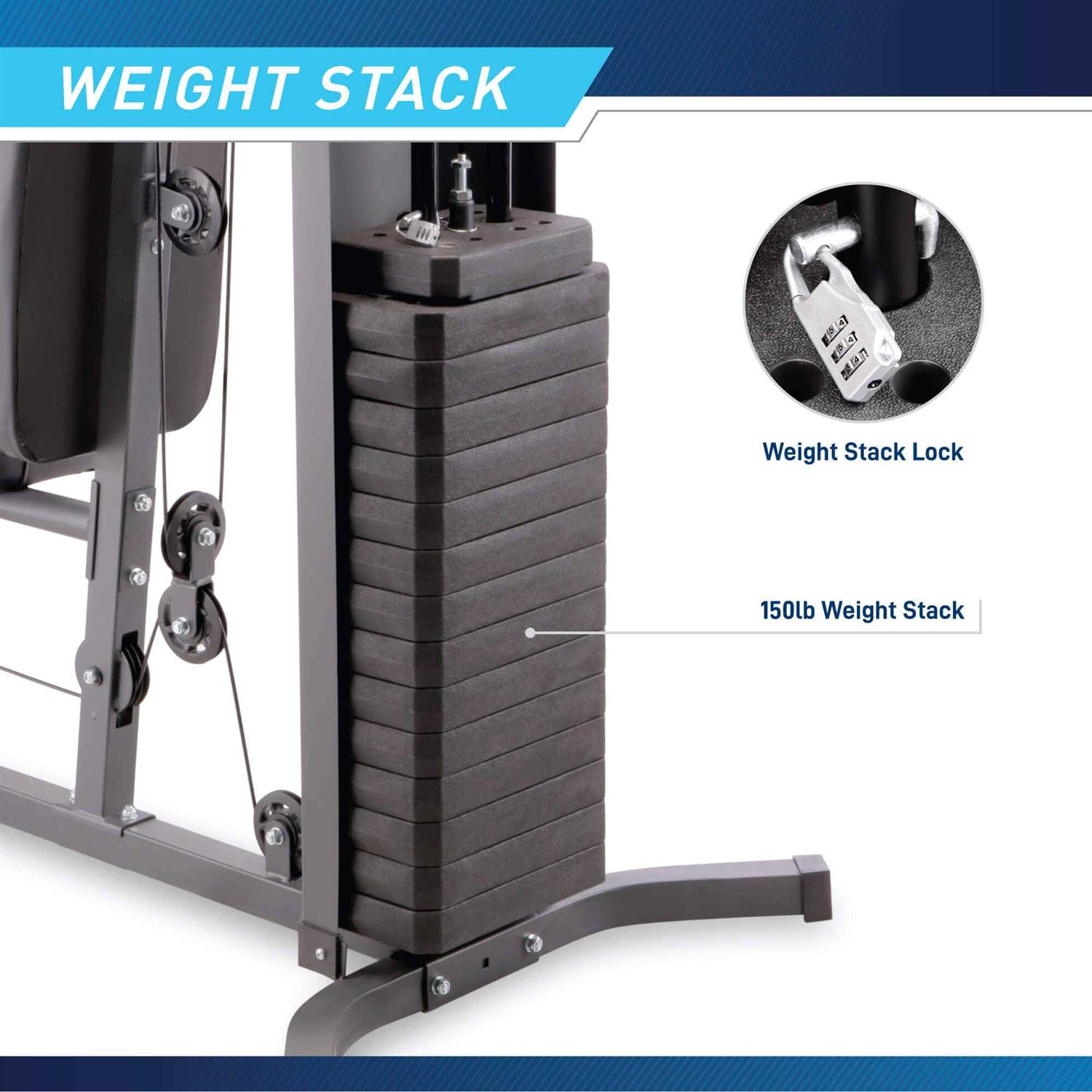 Marcy 150 lb. Stack Home Gym MWM-4965SC - Image 5