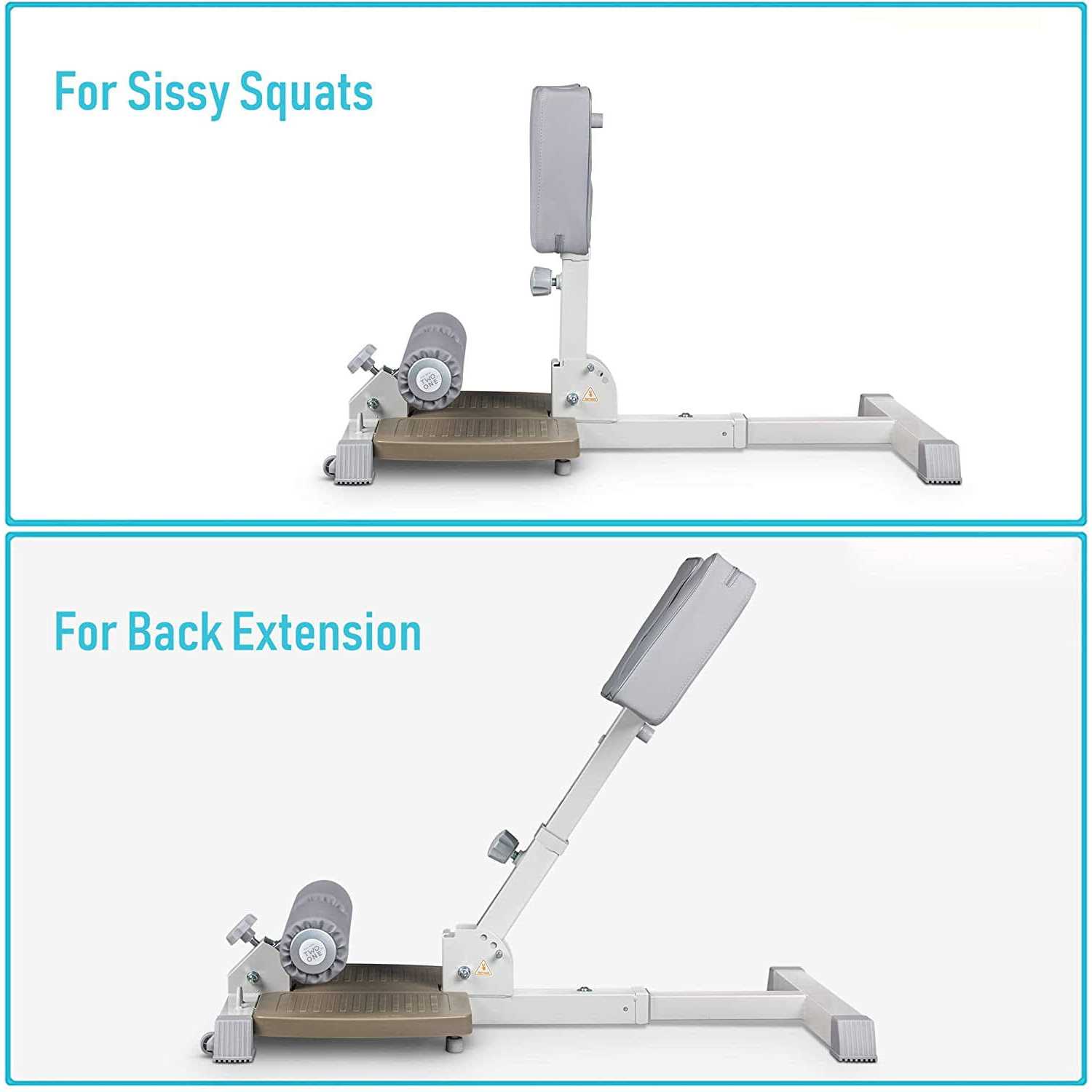 Leikefitness Deluxe Multi-Function Deep Sissy Squat Bench Home Gym Workout Station Leg Exercise Machine - Image 4