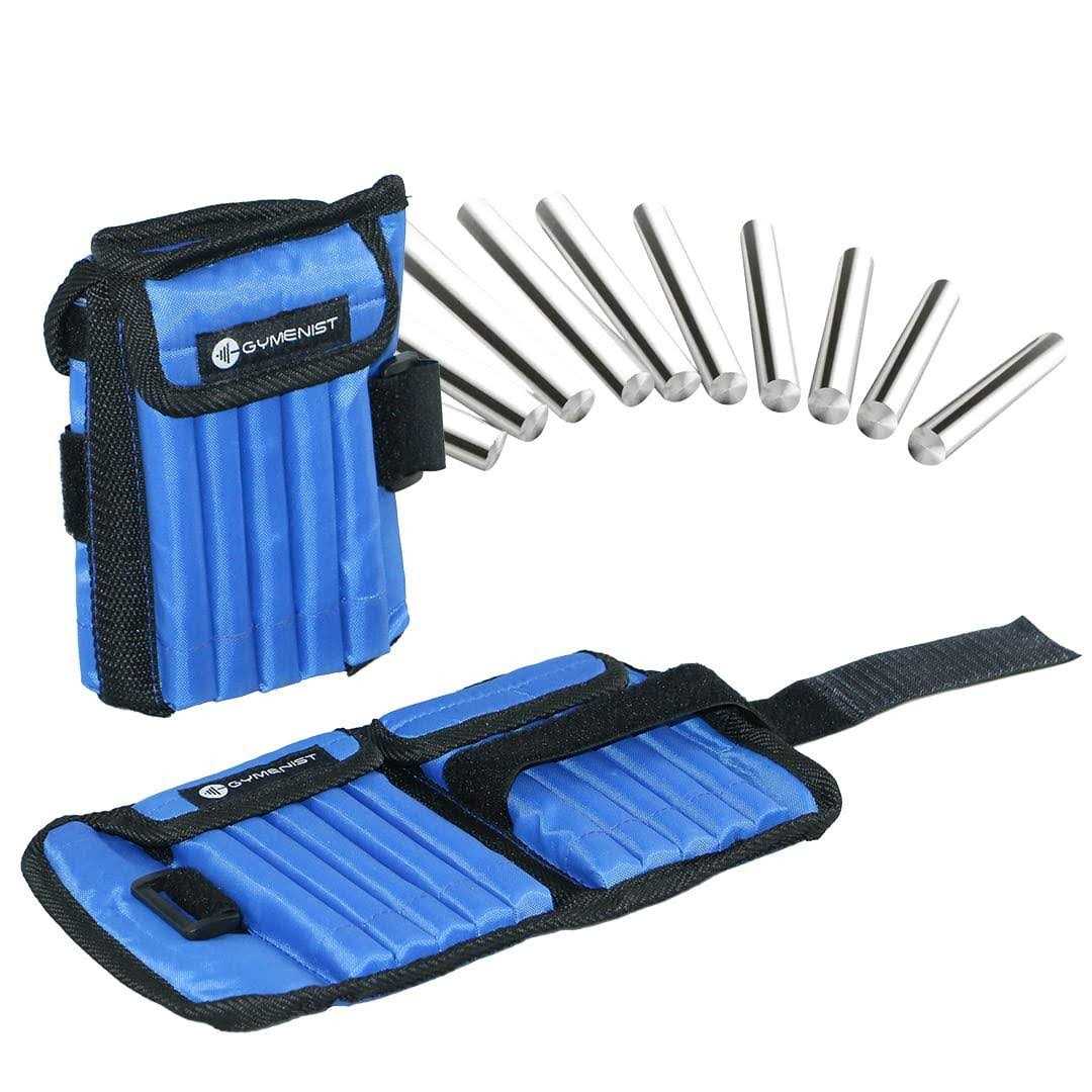 Gymenist Pair Of Adjustable Ankle Weights Can Be Adjusted Easily With Metal Sticks Weight Set of 2 Wrist and Ankle Workout Exercise Weights - Image 5