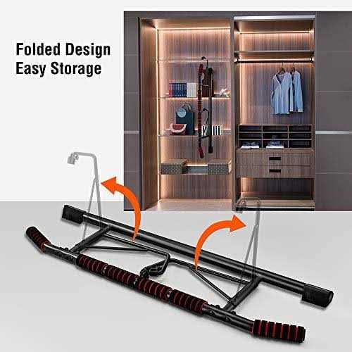 Iron AGE Pull Up Bar For Doorway Angled Grip Home Gym Exercise Equipment - Image 5