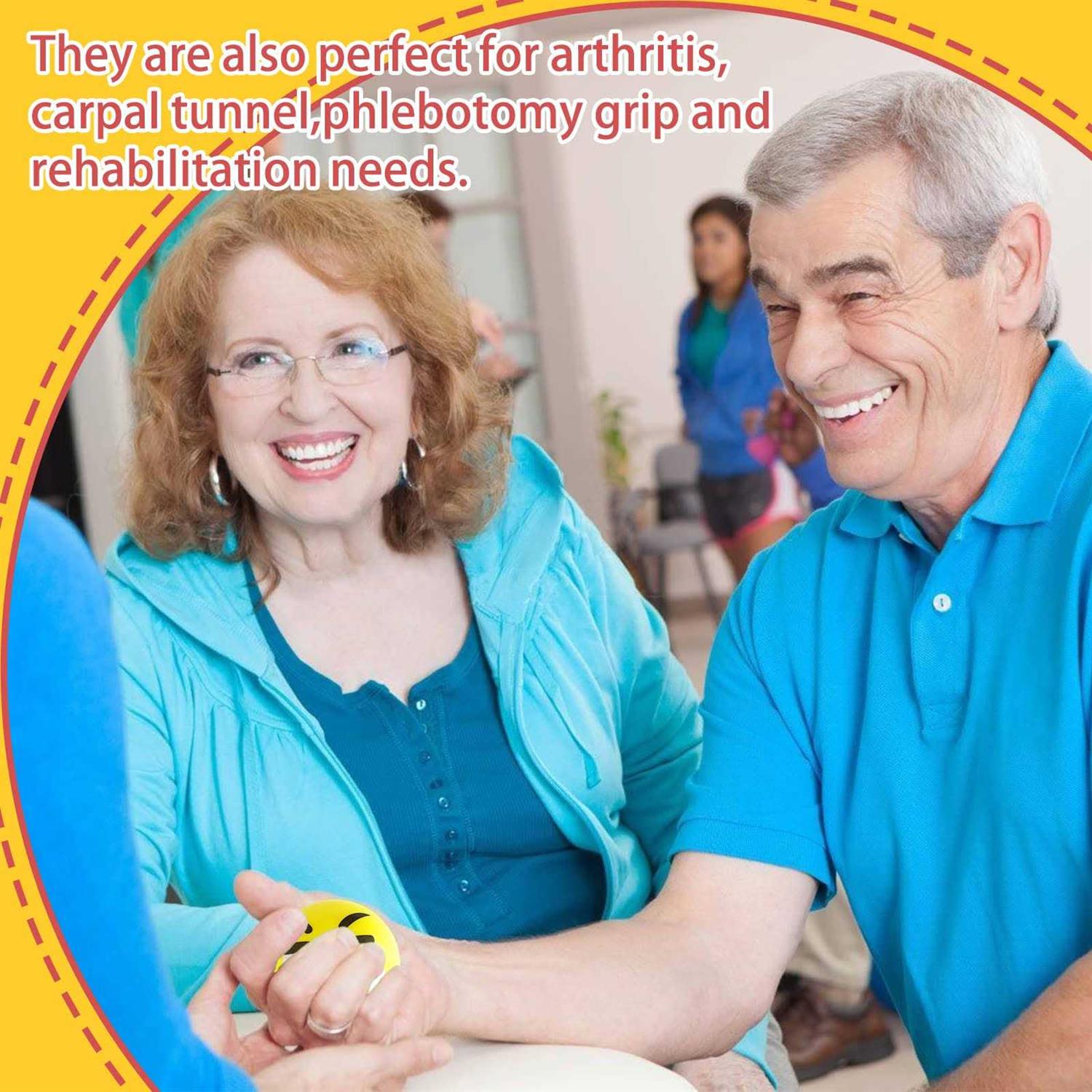 30 Pcs Face Stress Balls,2.5 Inch Funny Face Squeeze Balls,Emotion Squeeze Foam Balls,Foam Balls for Hand Wrist Stress Reliefs Finger Exercise - Image 5