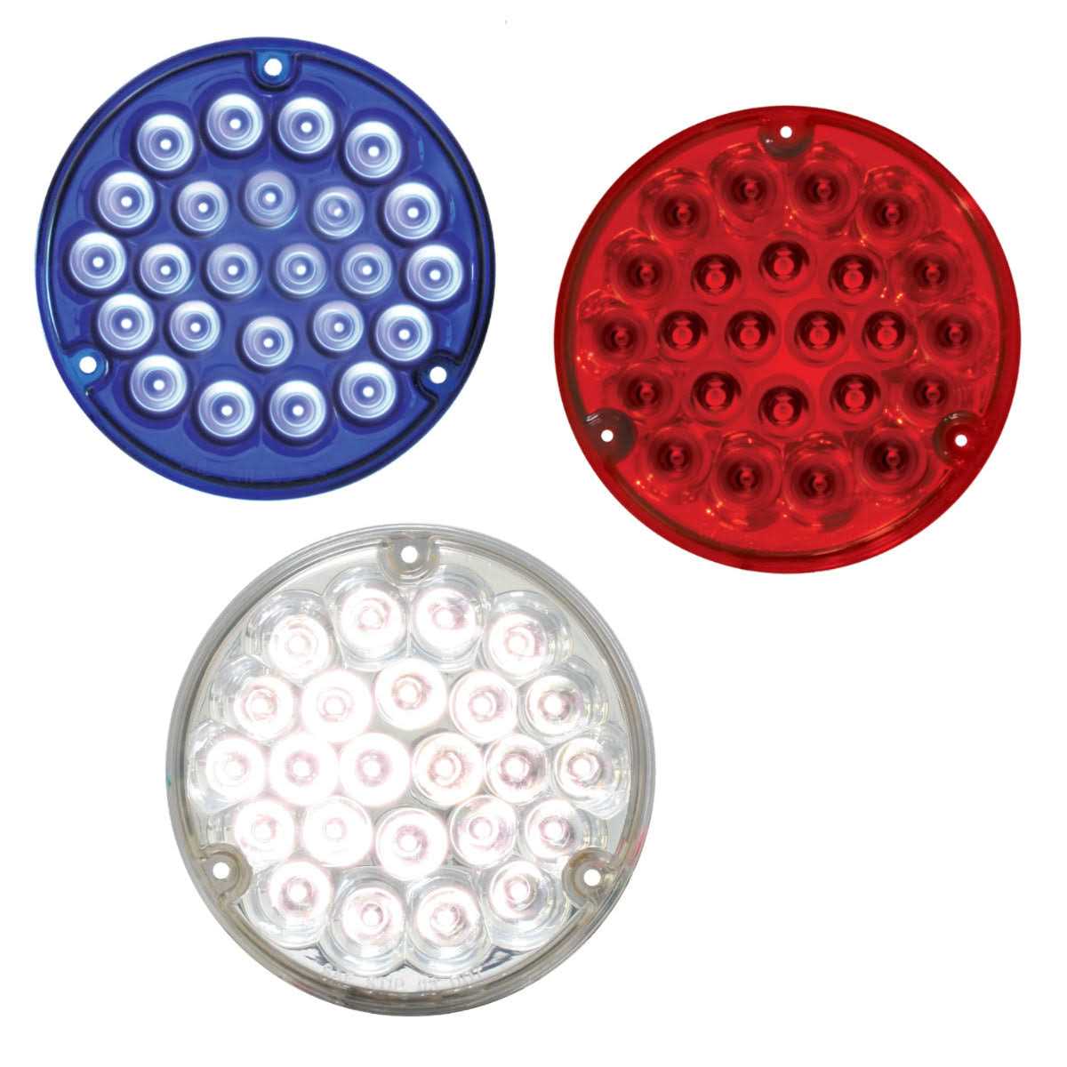 Grand General 76152 Red 4 24-LED Stop/Turn/Tail Load Light - Image 3