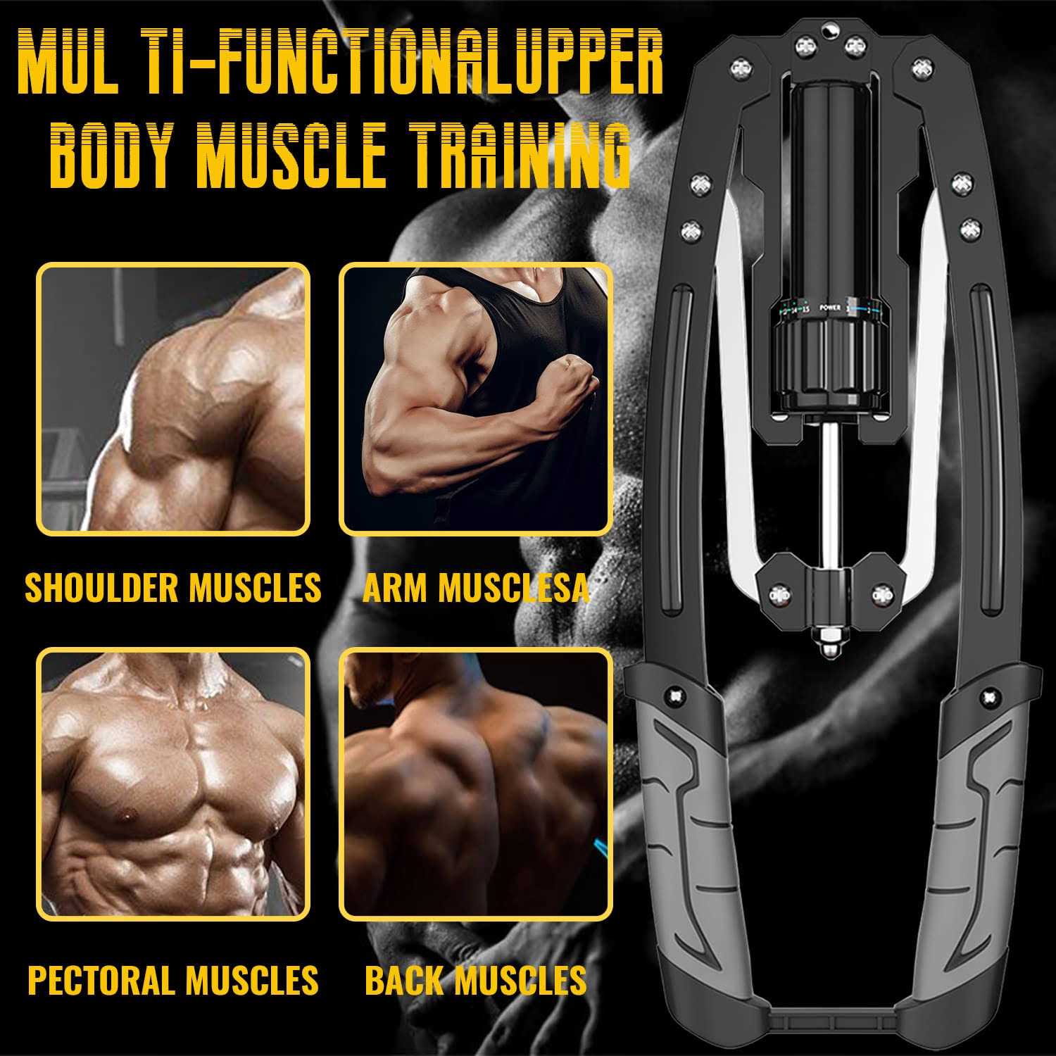 Lejieyin Twister Arm Exerciser Adjustable 22-440lbs Hydraulic Power/Home Chest Expander/Shoulder Muscle Training Fitness Equip - Image 5