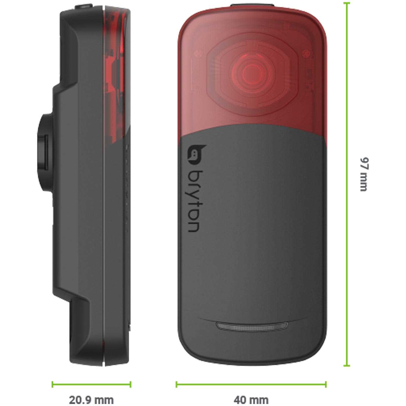 Bryton Rear Light Gardia R300L - Image 3