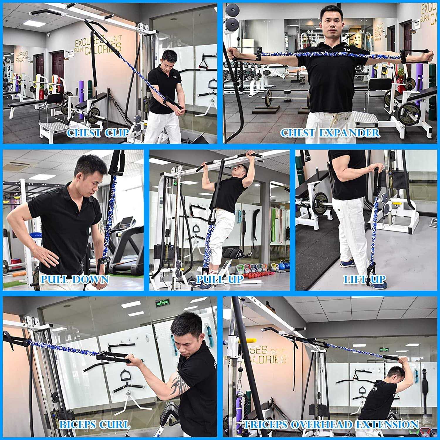 Brebebe Pull Up Assist Bands Chest Expander - Image 4