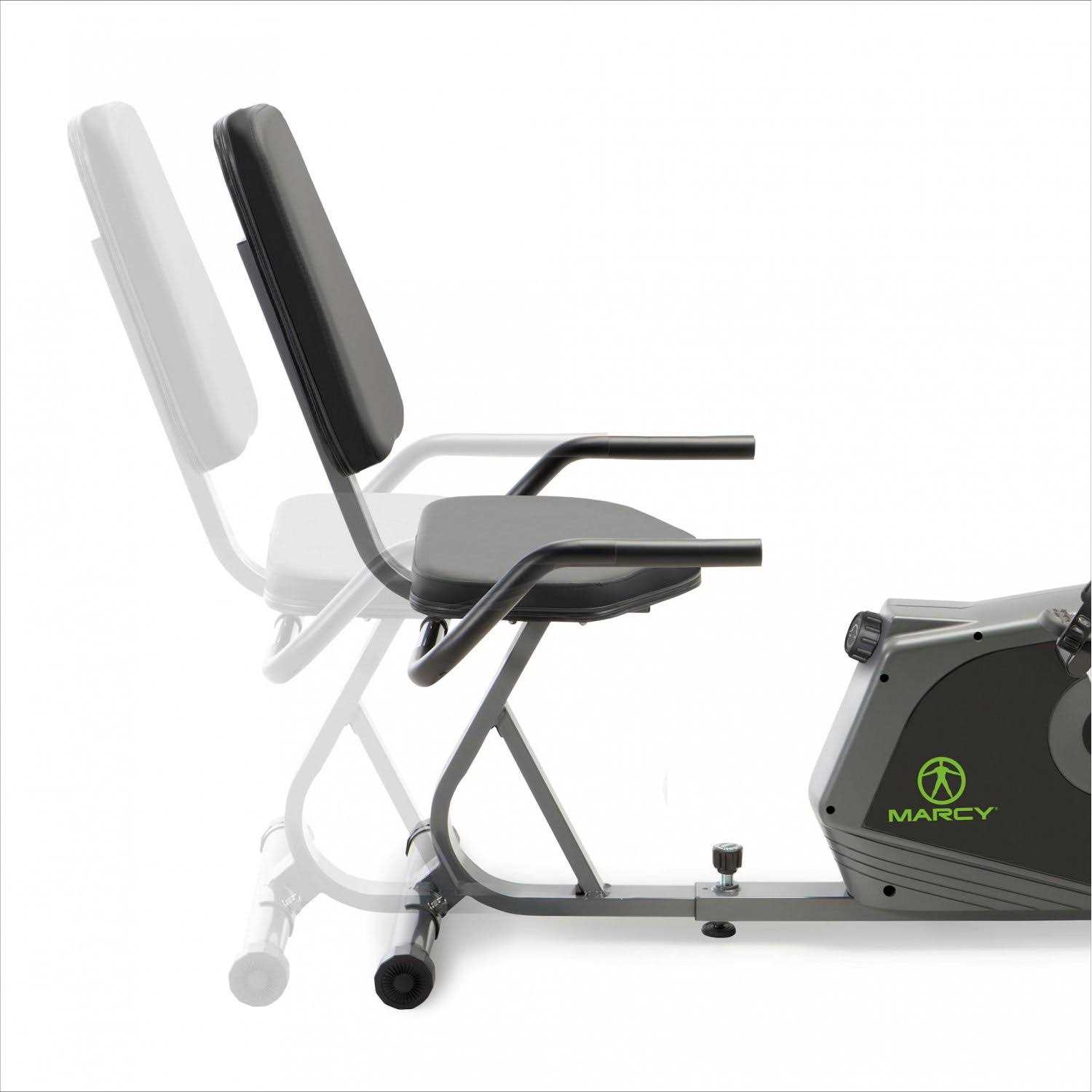 Marcy Magnetic Recumbent Exercise Bike NS-1206R - Image 3