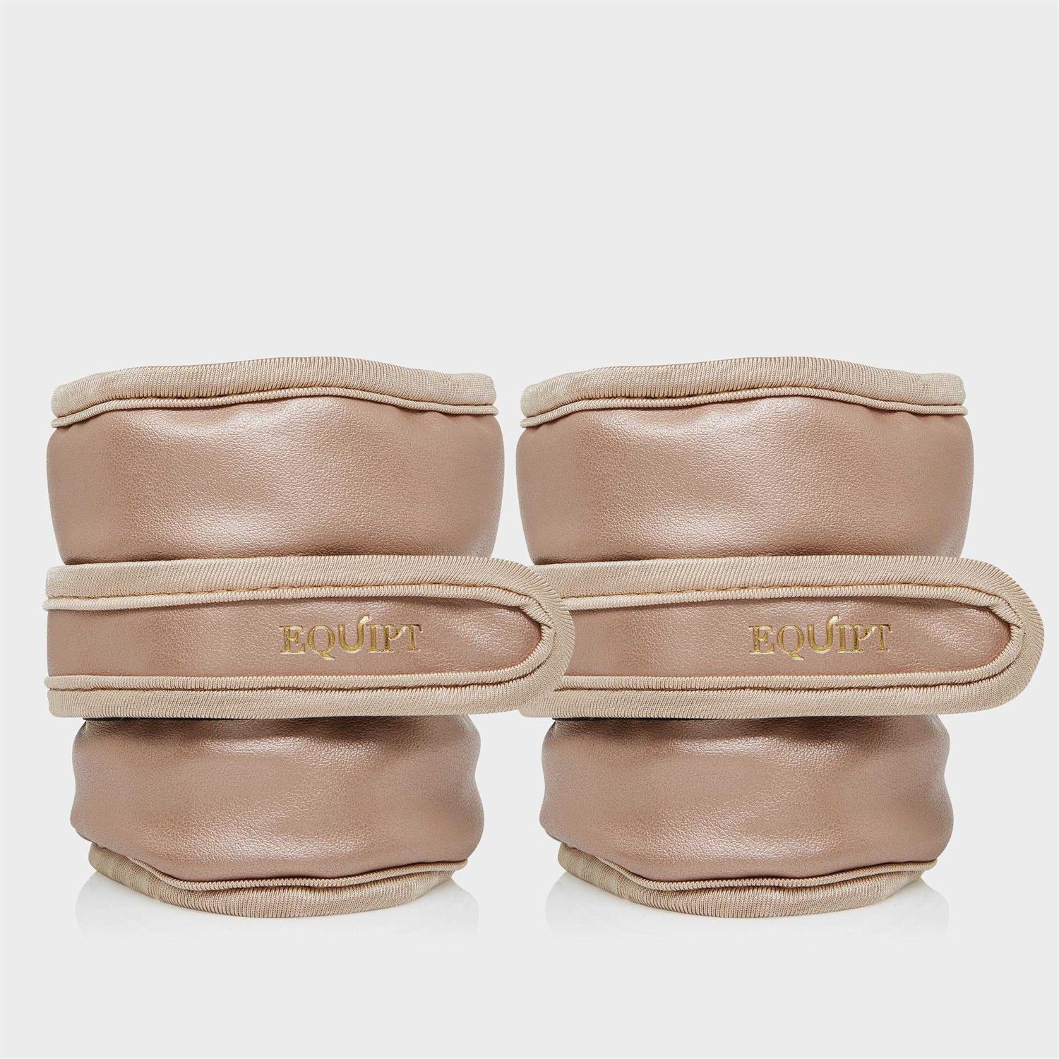Equipt Unwrap 2-Piece Ankle/Wrist Weights/1.5 lbs. Rose Gold - Image 4