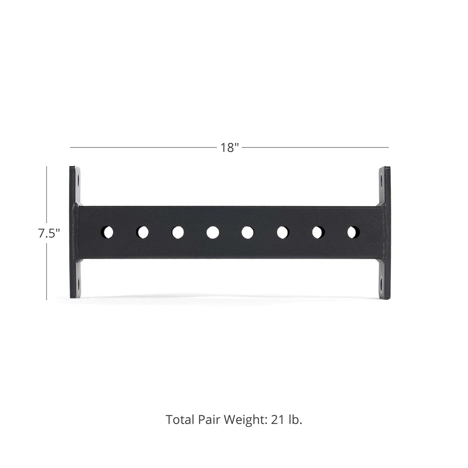 Titan Fitness Bottom Side Bracings Fit X-3 Series Space Saving Rack - Image 5