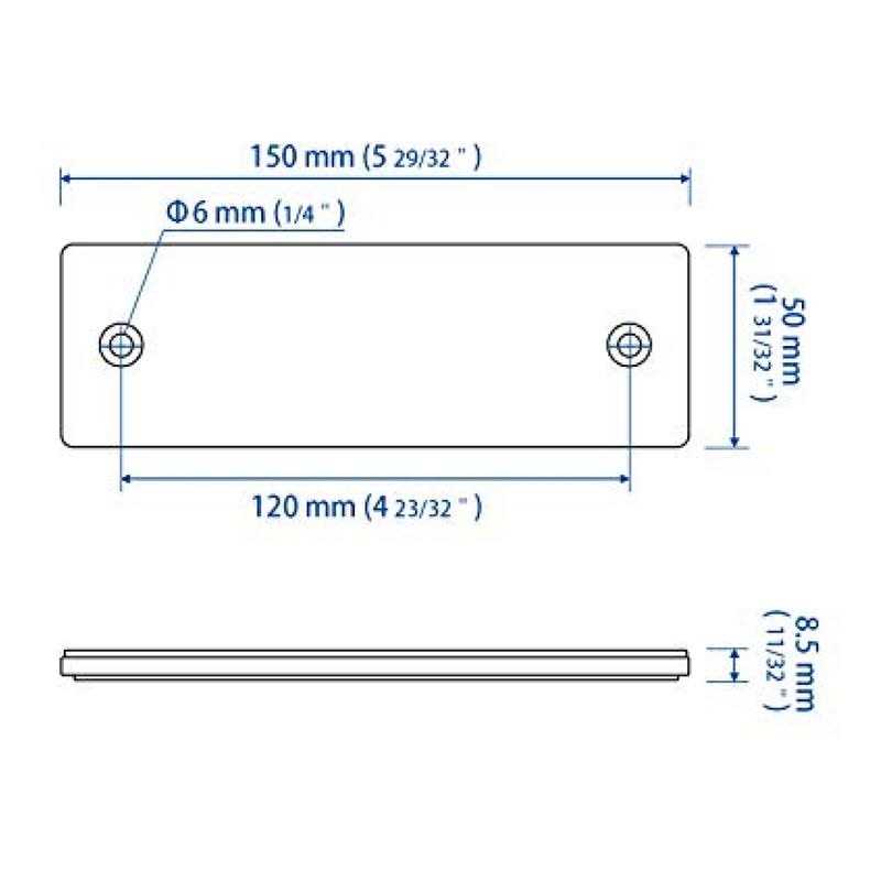 MFC PRO 6 Rectangular Stick-on/Screw Mount Reflectors - Image 4