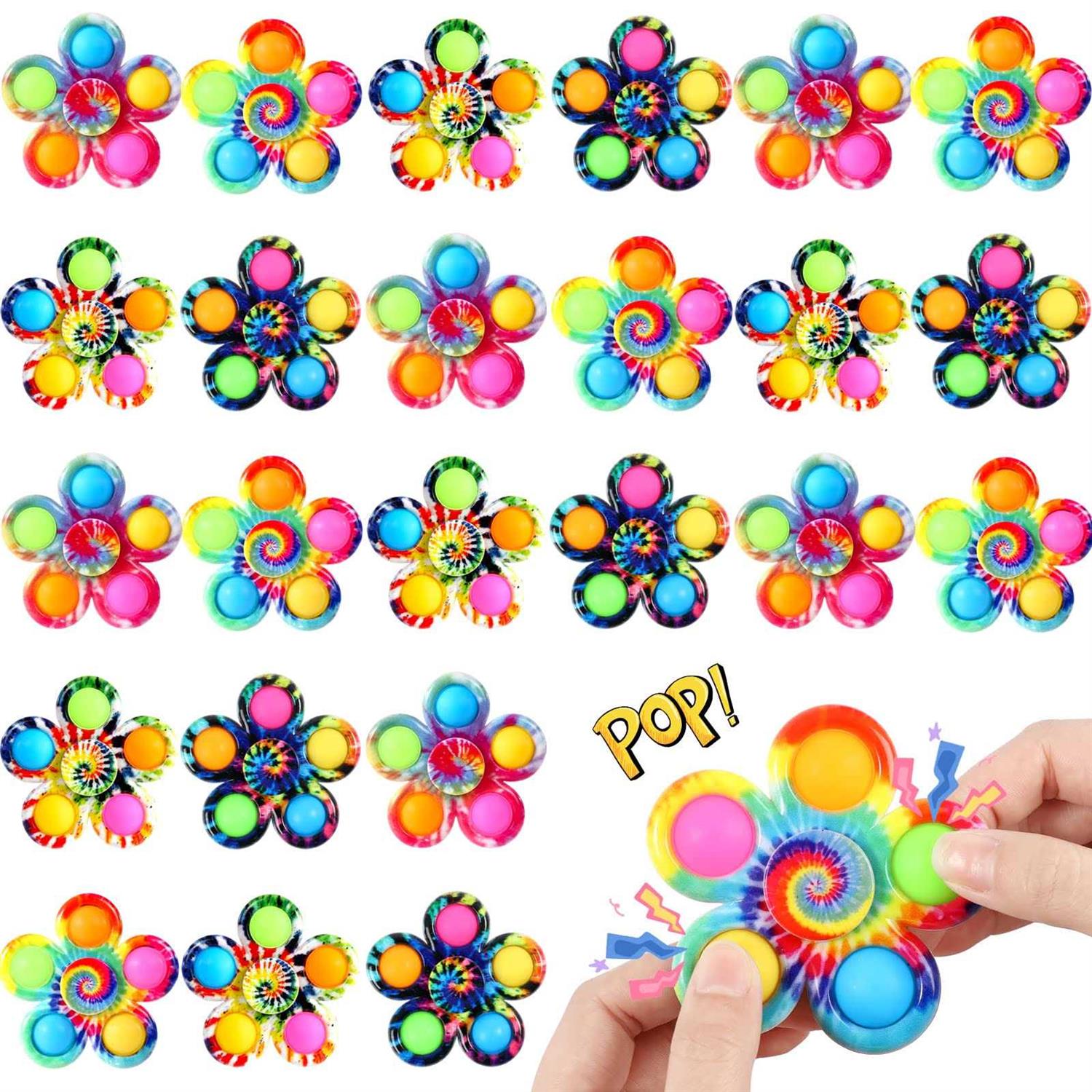 Gigilli 24 Pack Party Favors Fidget Spinners for Kids 4-8 8-12 Kids G - Image 4