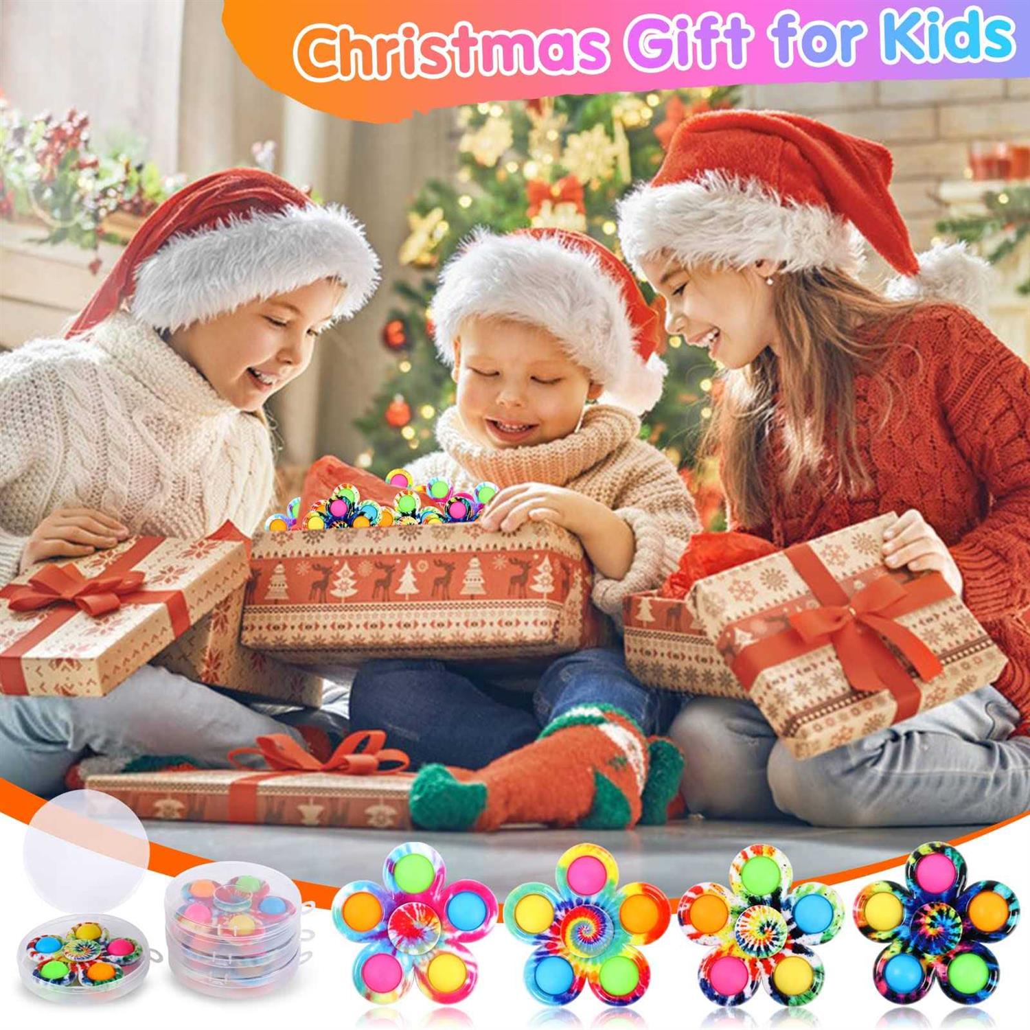 Gigilli 24 Pack Party Favors Fidget Spinners for Kids 4-8 8-12 Kids G - Image 5